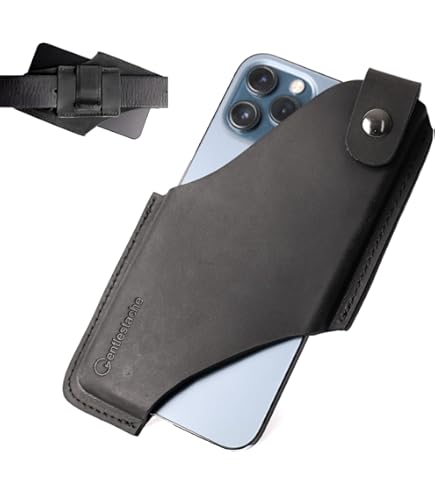 Amazon | TobbinGear レザー携帯電話ホルスター ベルトクリップ